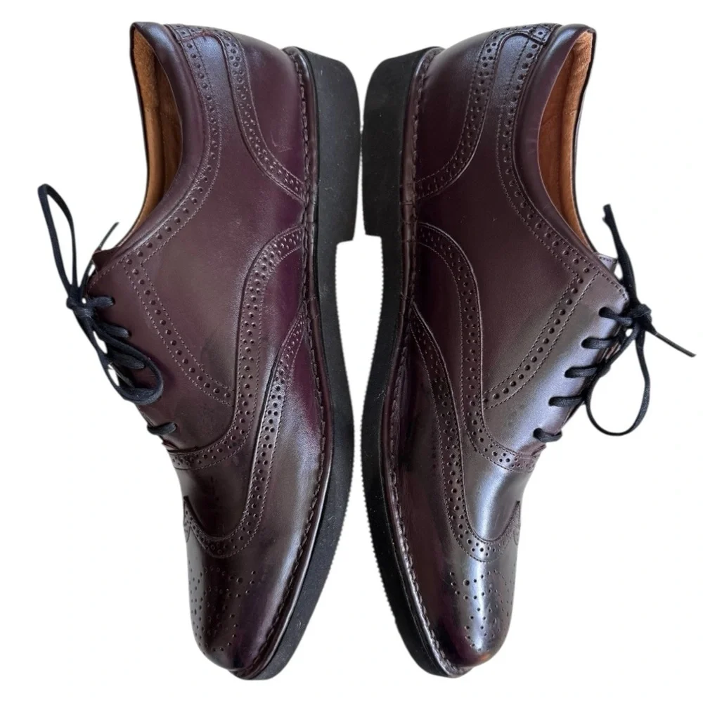 Rockport Genuine Leather Oxford Shoes Brown Size 10
